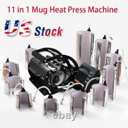 11 in 1 Digital Tumbler Mug Heat Press Transfer Machine for 1.5-32oz Coffee Cup