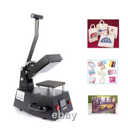 110V Digital Heat Press Machine DIY Press Single Heater small size material 600W