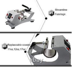 110V Mug Transfer Sublimation Heat Press Machine Cup Printer Digital Display NEW