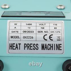 15 x 15 Digital Clamshell Heat Press Transfer T-Shirt Sublimation Press Machine