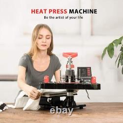 15x12 Swing Away Heat Press Machine Digital Transfer T-Shirt Mug Hat ETL Listed