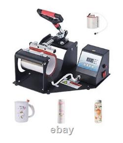 2 in 1 Mug Cup Heat Press Machine Digital Transfer Sublimation Print Machine