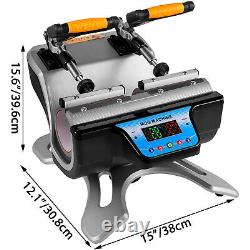 2in 1 Mug Heat Press 11Oz Digital Sublimation Transfer for DIY Coffee Cup 280W
