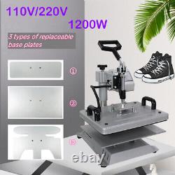 3 in 1 Digital Heat Press Machine Print Transfer Sublimation for Shoes T-shirt