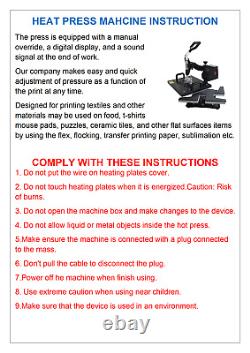 3 in 1 Digital Heat Press Machine for Shoes T-shirt DIY Print Transfer Machine