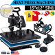 5 In 1 Heat Press Machine Digital Transfer Sublimation T Shirt Hat Plate Cap Mug