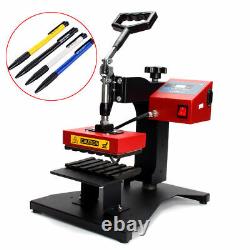 6PCS Digital Ballpoint Pen Heat Press 3D Sublimation Logo Transfer Machine 110V