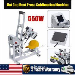 Cap Heat Press Machine 1212cm Magnetic Digital Hat Transfer Sublimation 2 in 1