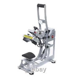 Commercial Caps Hat Heat Press Transfer Machine Semi-Auto Magnetic Digital Press