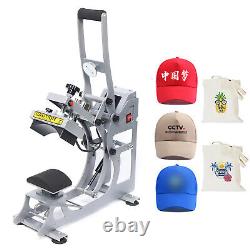 Commercial Caps Hat Heat Press Transfer Machine Semi-Auto Magnetic Digital Press