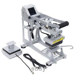 Commercial Caps Hat Heat Press Transfer Machine Semi-Auto Magnetic Digital Press