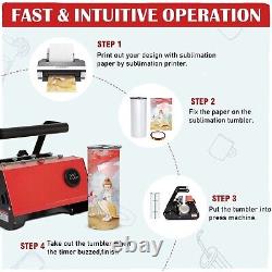 Cup Heat Press Tumbler Machine Transfer Sublimation for DIY 11-30oz Coffee Mug