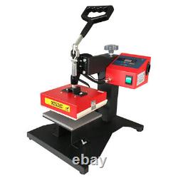 Digital Heat Press Machine DIY Press Single Heater 5.9x5.9 Small Size Transfer