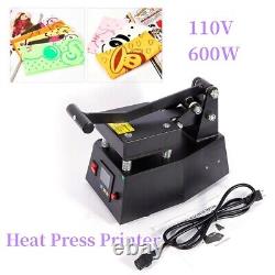 Digital T-Shirt Heat Press Machine 4.7x4.7 Sublimation Transfer Label Printer