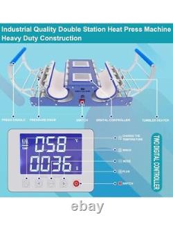 Dual Tumbler Heat Press Machine 110 V for 30 OZ 20OZ 15OZ