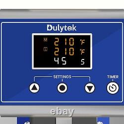 Dulytek DM800 Personal Heat Press, Portable, 2.5 x 3 in Plates, Free Starter Kit