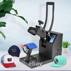 Hat Press Digital Baseball Cap Heat Press Machine 6X3.5 Inch Clamshell Design Cu
