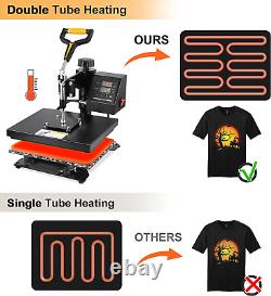 Heat Press 12 X 10 Professional Heat Transfer Digital Sublimation Machine 360