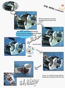 Heat Press Machine Sublimation Printer 2D Digital Thermal Mug Printing Machine