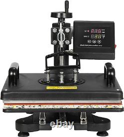 Pro Heat Press Machine 12 X 15, Upgraded Pro 5 in 1 Digital Sublimation T-Shirt